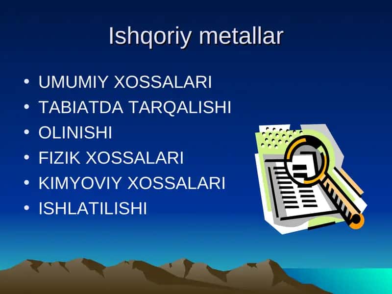 Ishqoriy metallar