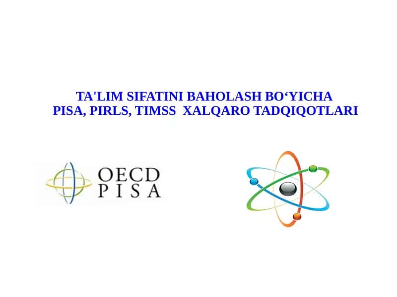 TIMSS XALQARO TADQIQOTLARI