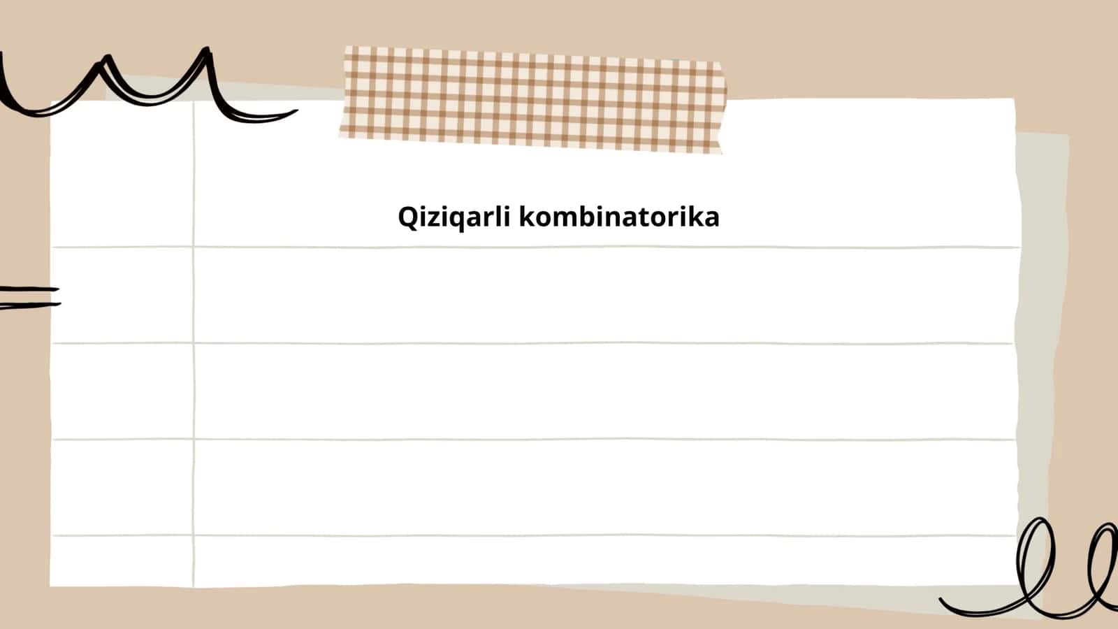 Qiziqarli kombinatorika