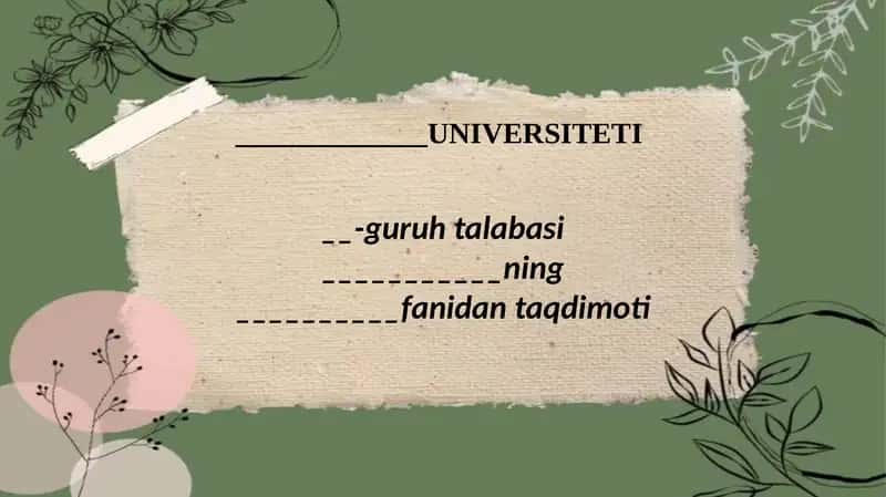 Bolalarning maktabda ta’lim olishga tayyorligini tashxislash usullari