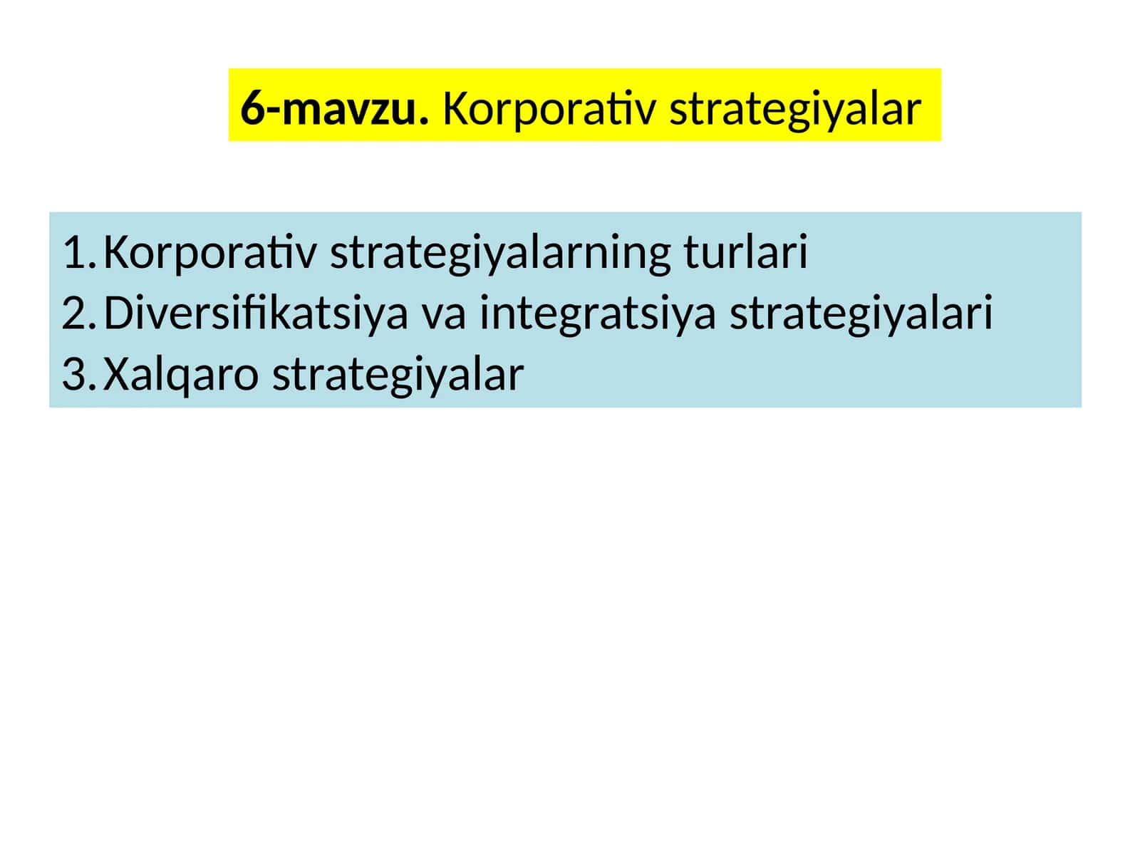 Korporativstrategiyalar