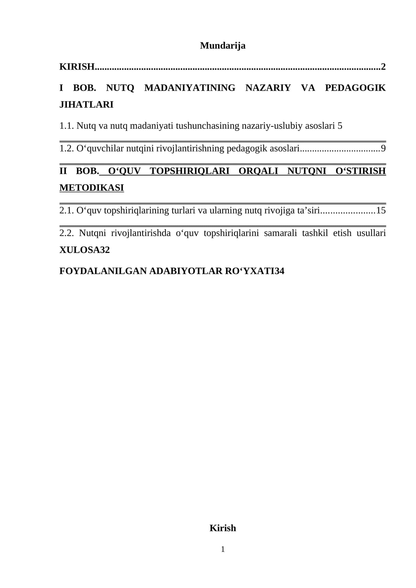 NUTQ MADANIYATINING NAZARIY VA PEDAGOGIK JIHATLARI