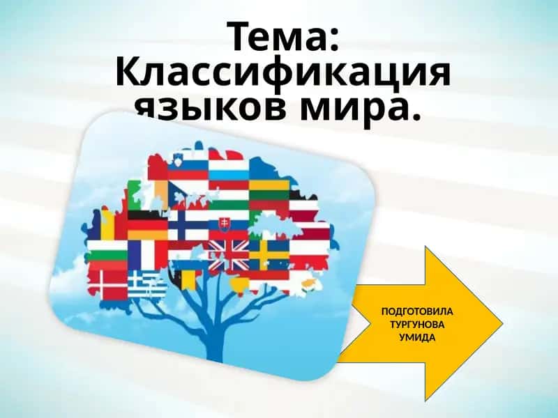 Классификация языков