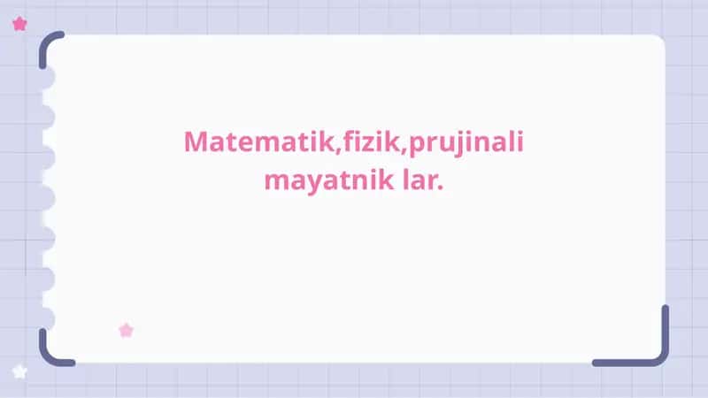 Matematik Mayatniklar