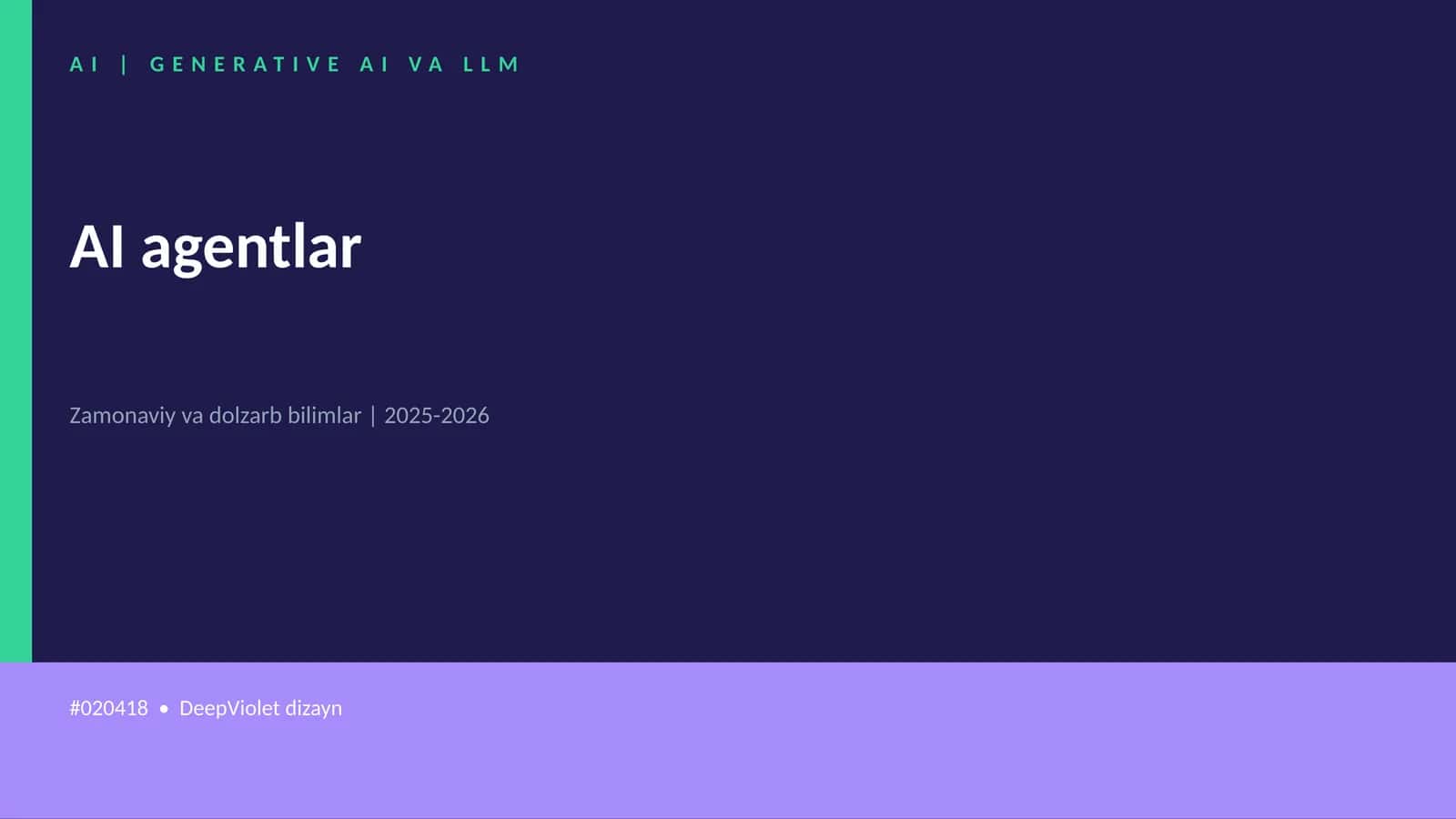 GENERATIVE AI VA LLM