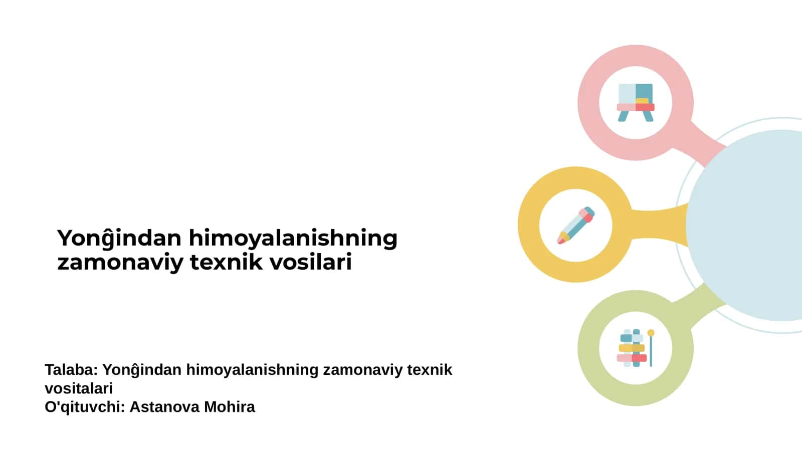Yong'indan himoyalanishning zamonaviy texnik vosilari