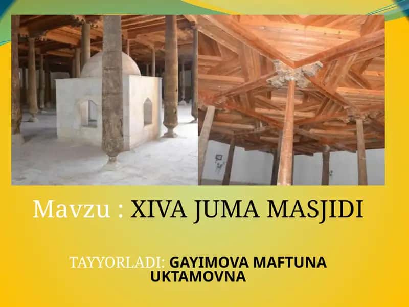 XIVA JUMA MASJIDI