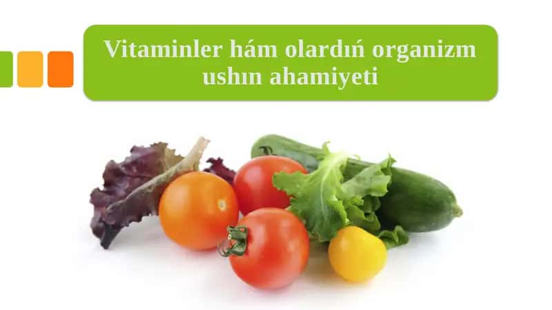 Vitaminlar haqida