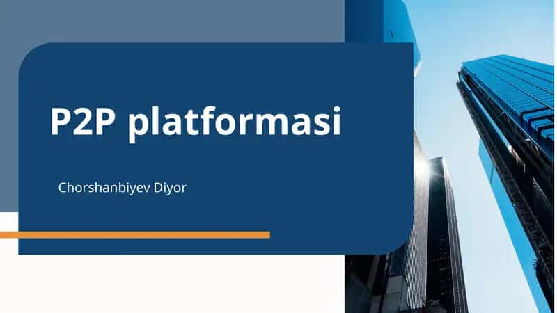 P2P platformasi