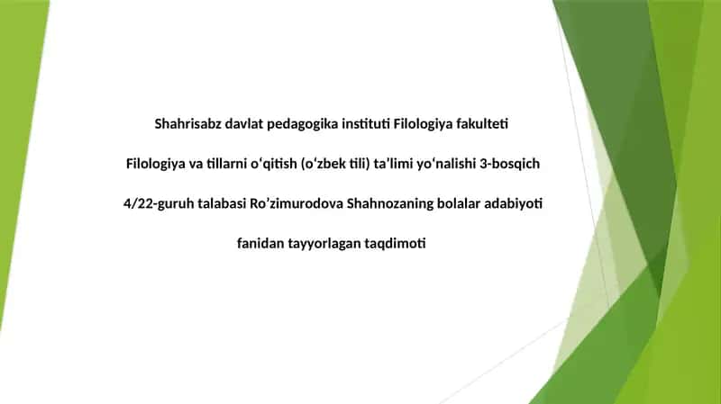 Xudoyberdi To’xtaboyevning “Mungliko’zlar“ qissasida jinoyatchilik ko’chasiga kirib qolgannlar obrazini