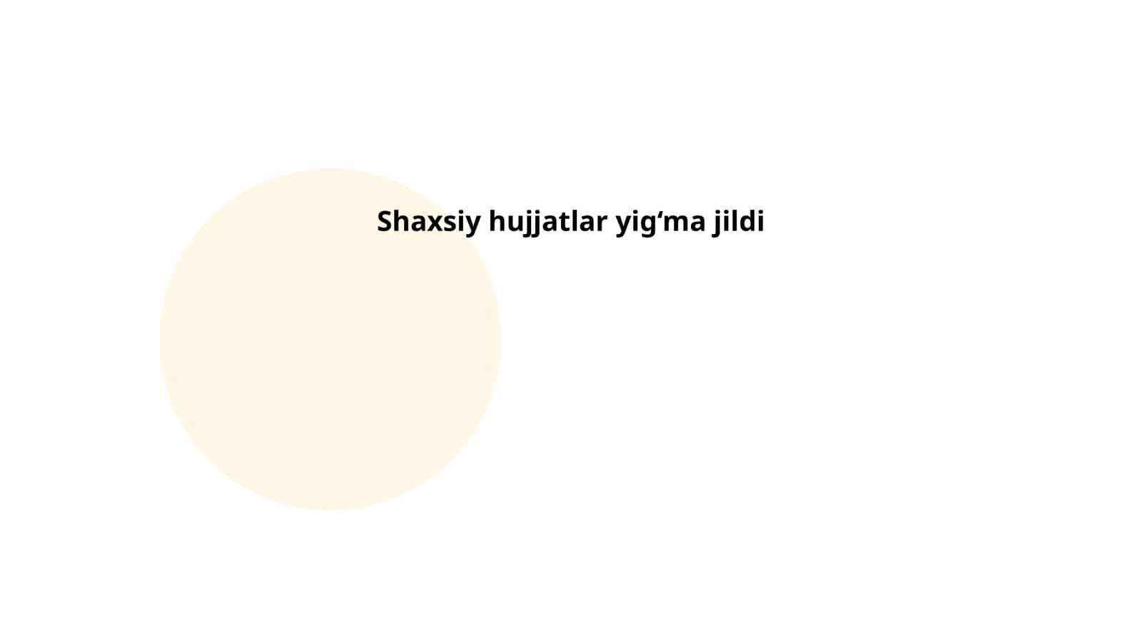 Shaxsiy hujjatlar yig'ma jildi