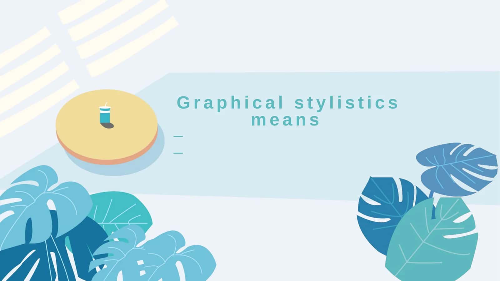 Graphical Stylistics
