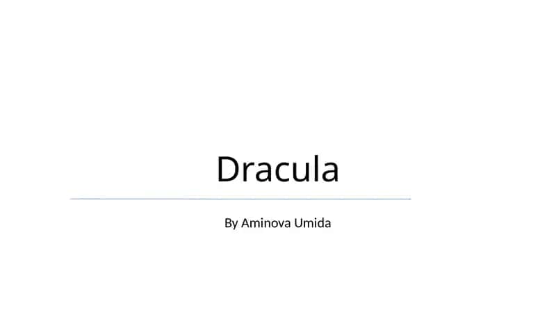 Dracula