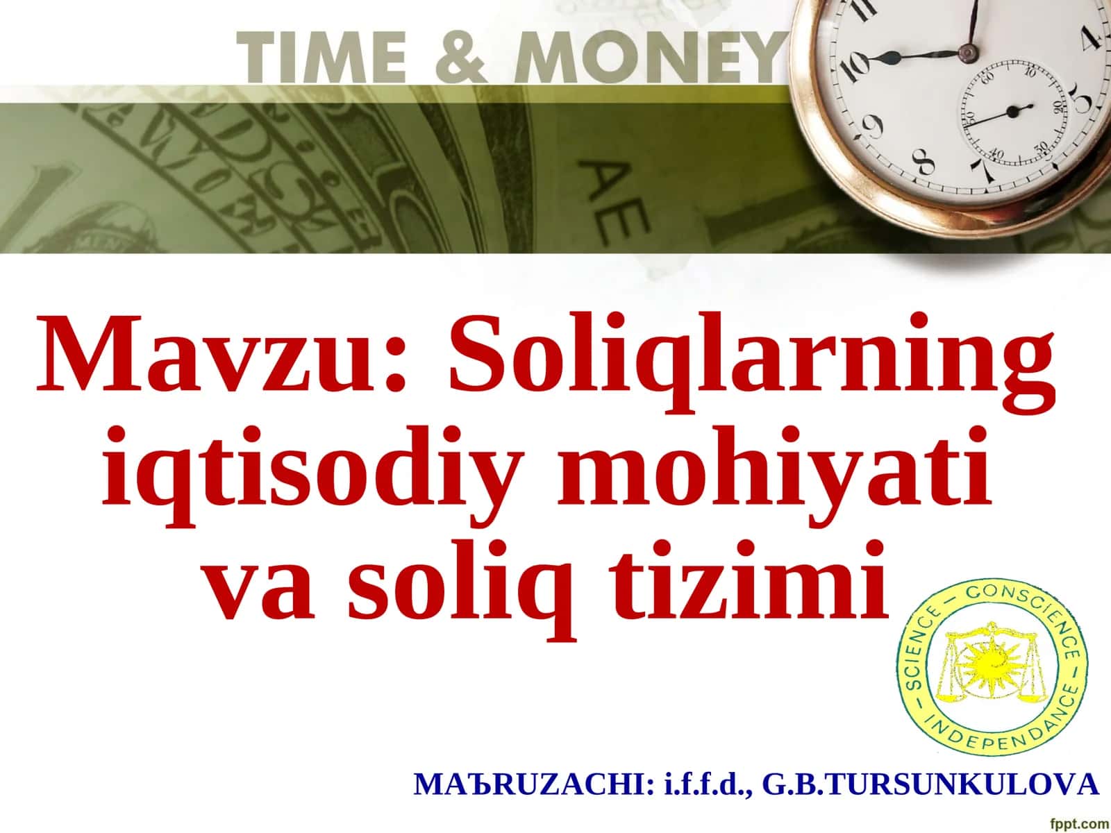 Soliqlarning iqtisodiymohiyati va soliqtizimi