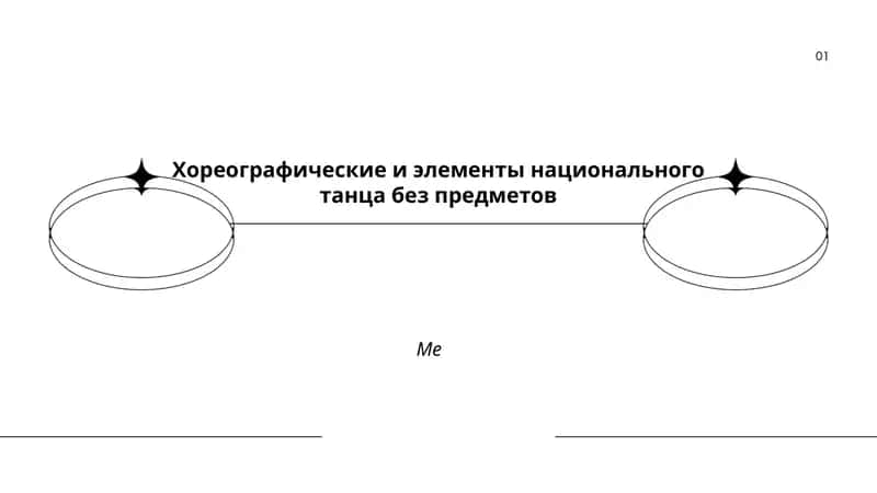 Хореографические и элементы национального танца без предметов