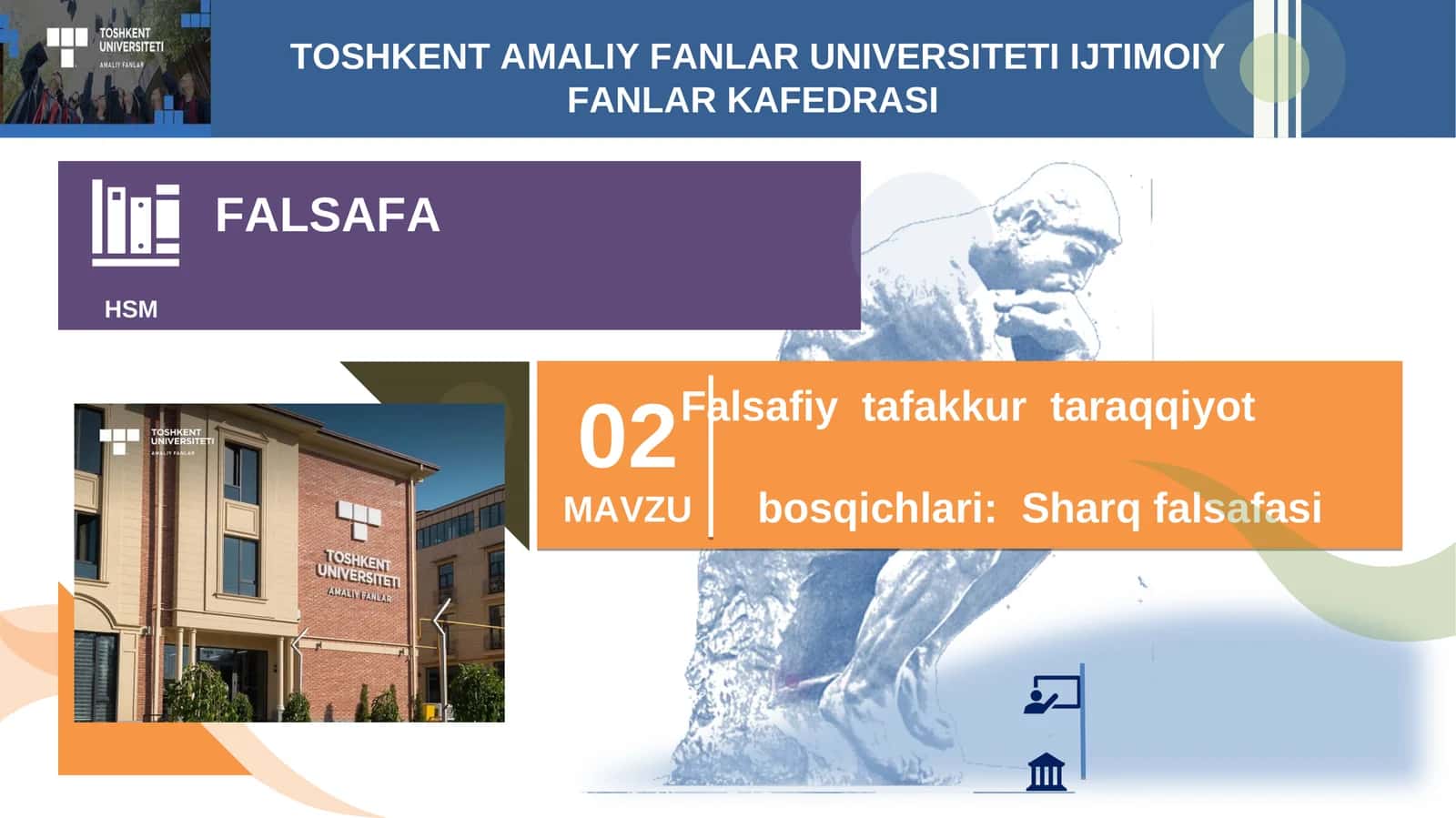 Falsafiy tafakkur taraqqiyot bosqichlari Sharq falsafasi