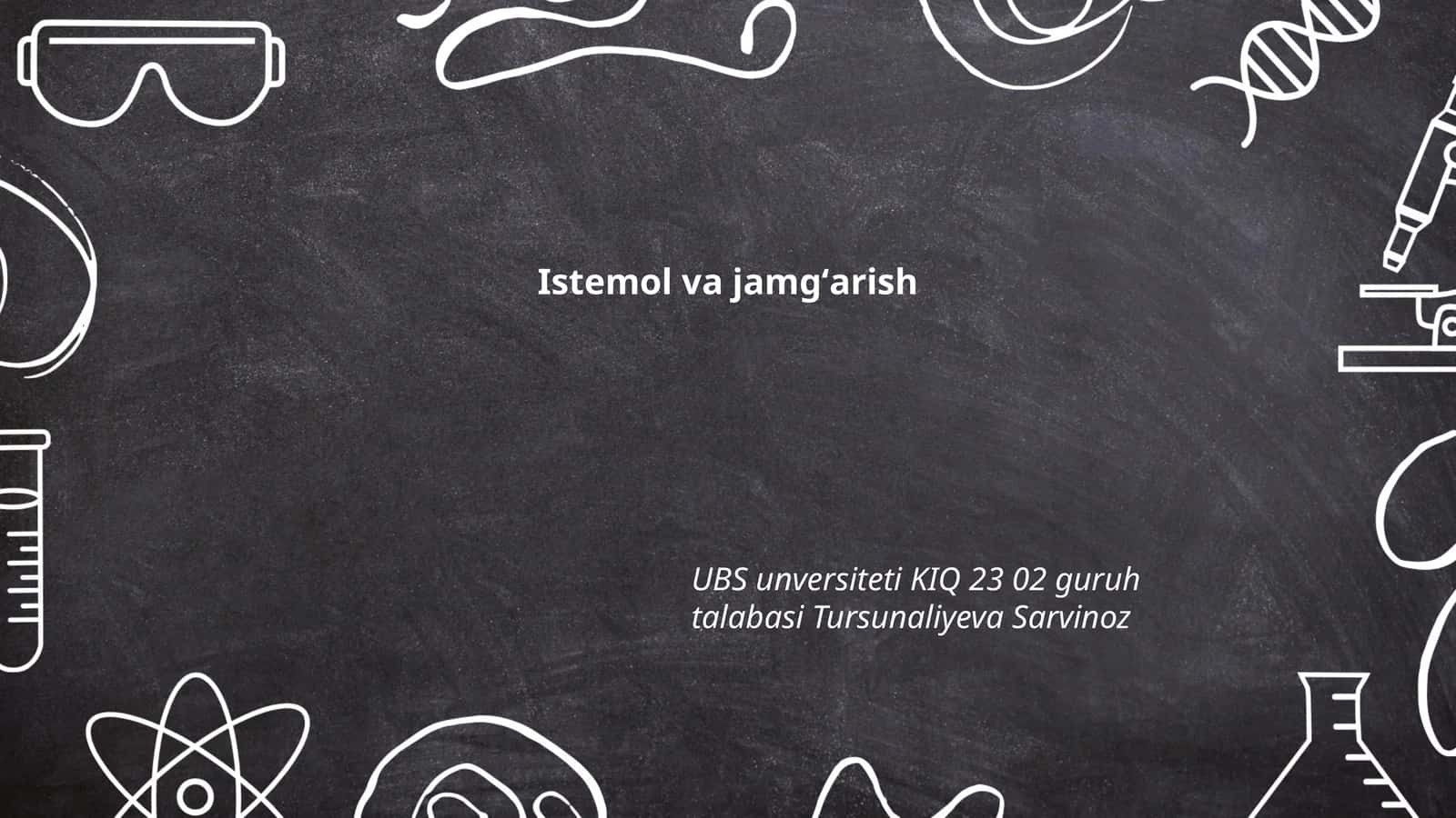 Istemol iqtisodiyoti