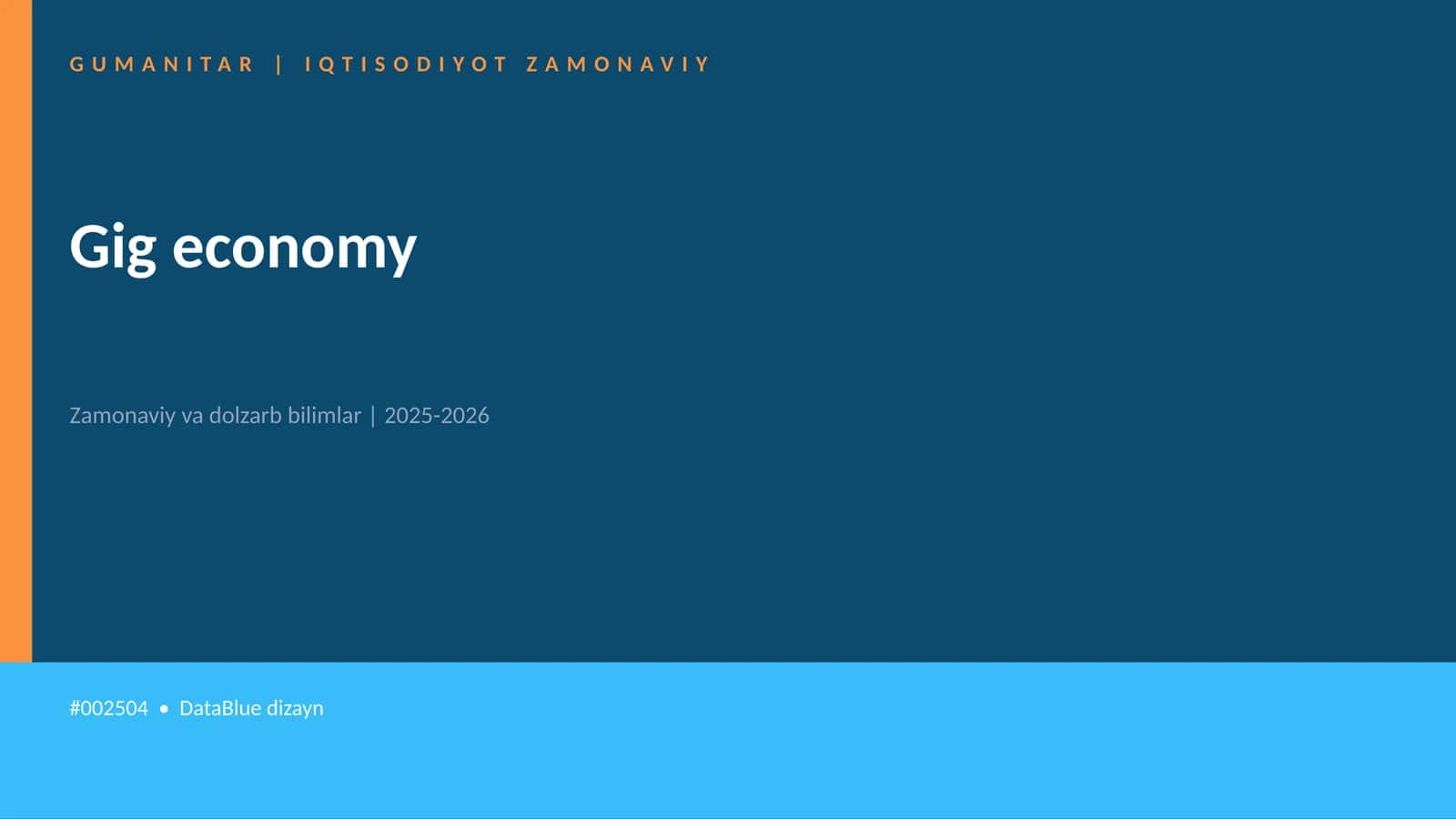 Gig economy