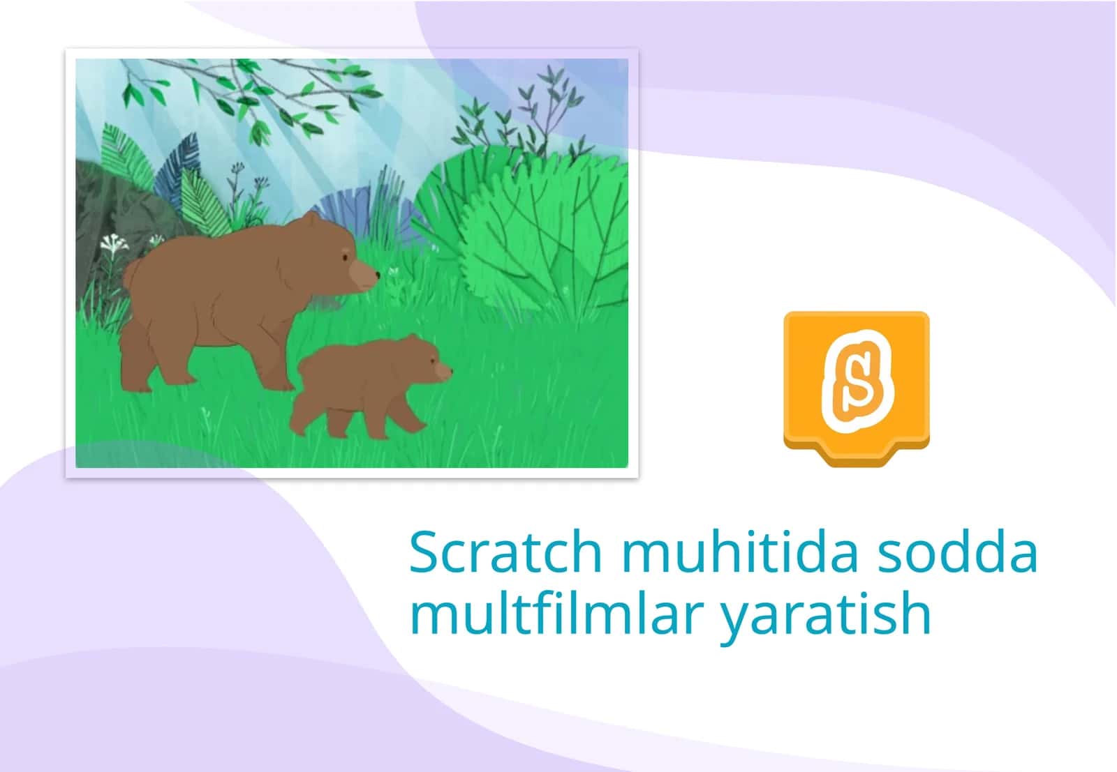 Scratch muhitida soddalik multfilm yaratish