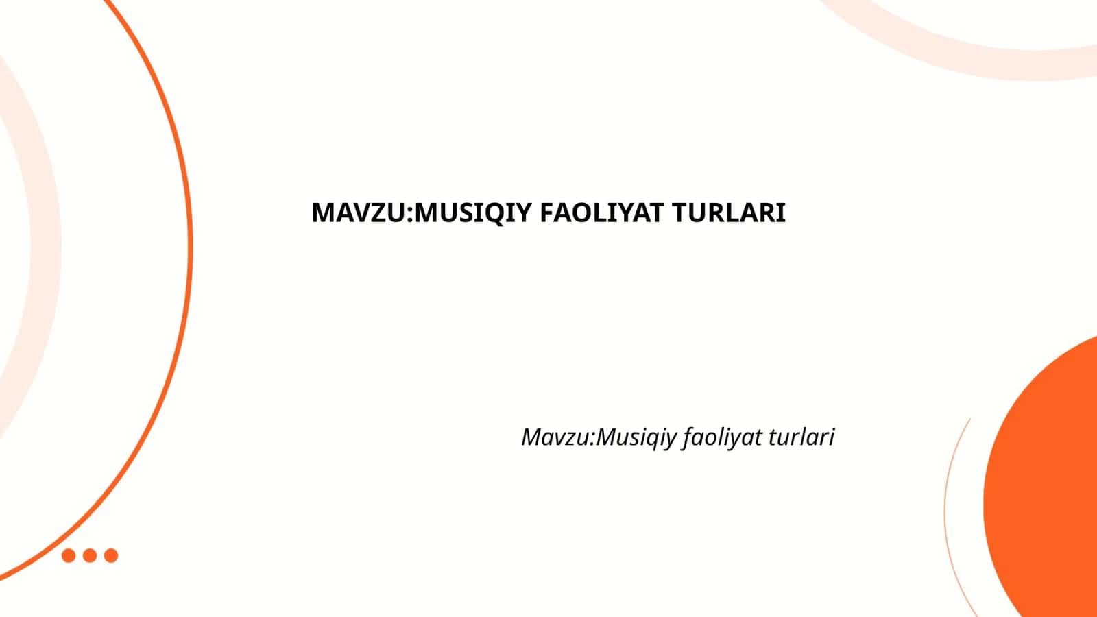 Musiqiy ta'lim
