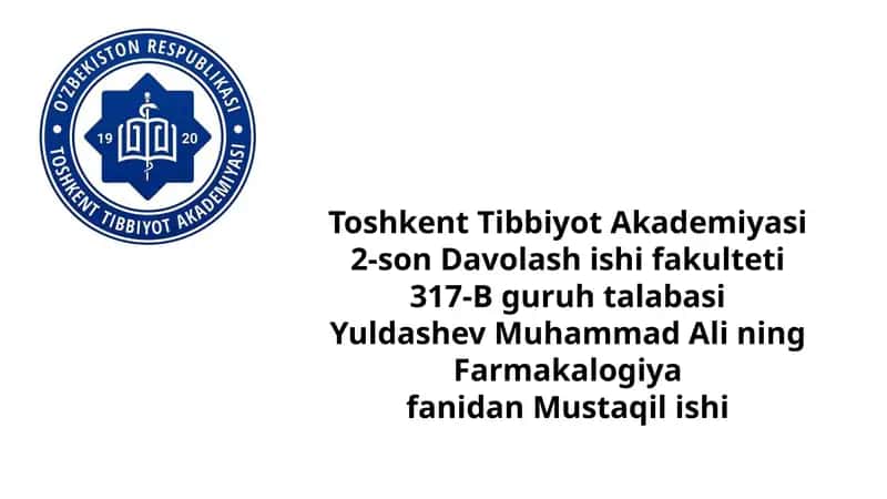 Xavfli o'smalarga qarshi vositalar