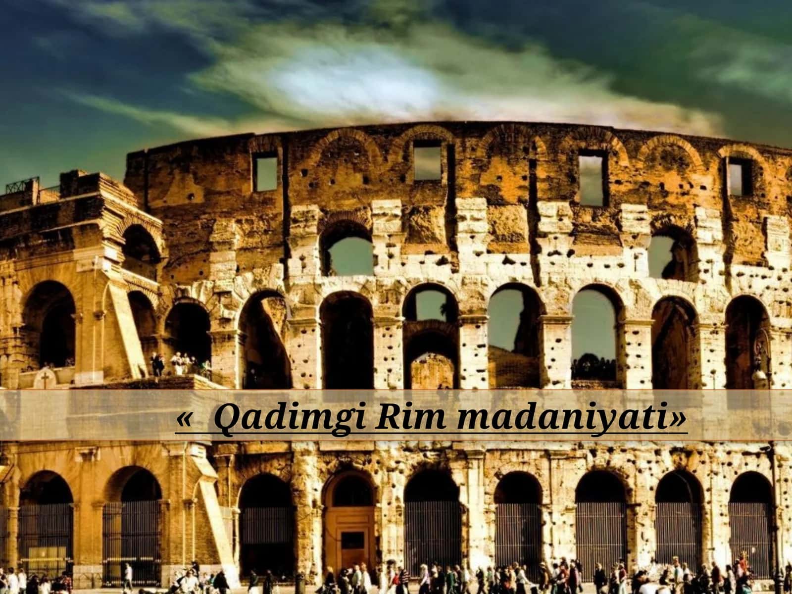 Qadimgi Rim madaniyati