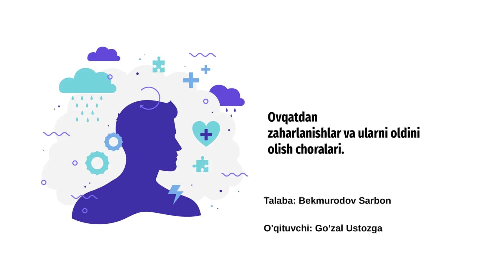 Ovqatdan zaharlanishlar va ularni oldini olish choralari