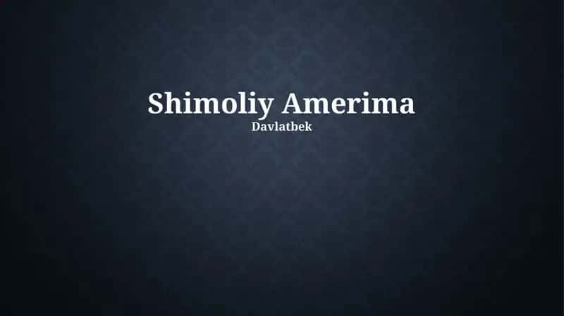 Shimoliy Amerimaning tarixi