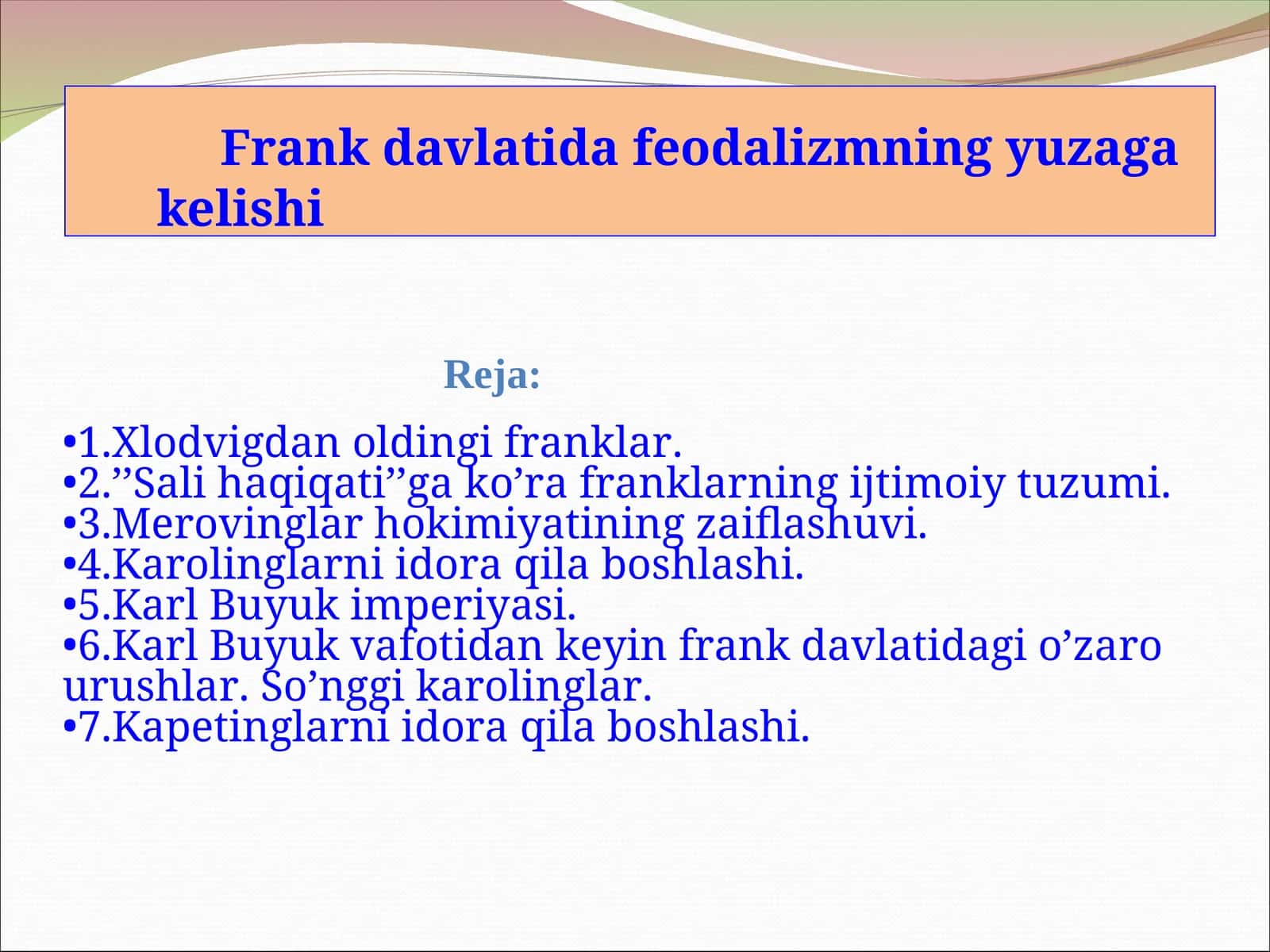 Xlodvigdan oldingi franklar