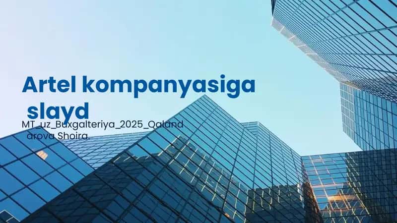 Artel kompaniyasining tarixiy rivojlanishi