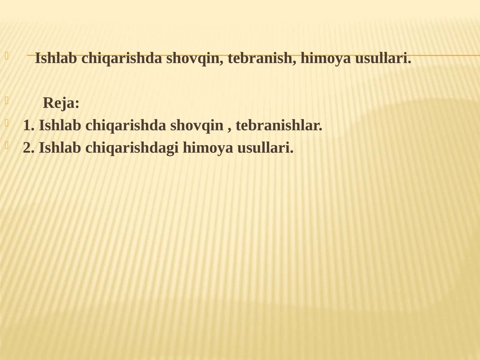 Ishlab chiqarishdashovqin, tebranish, himoya usullari