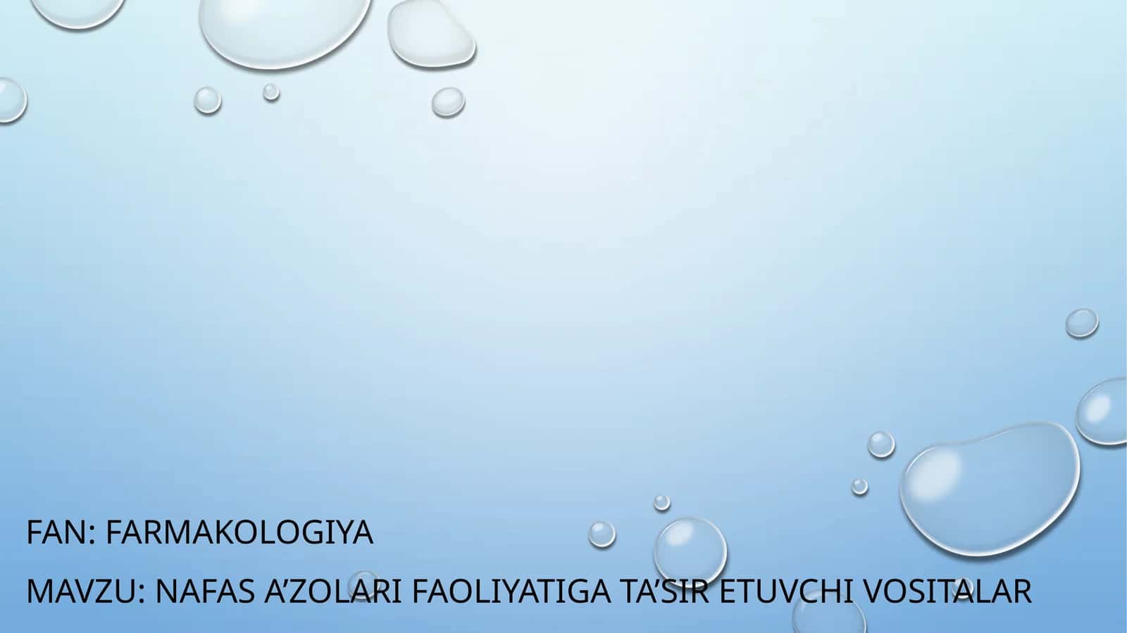 Nafasa’zolar ifoilatigata’siretuvchivositalar