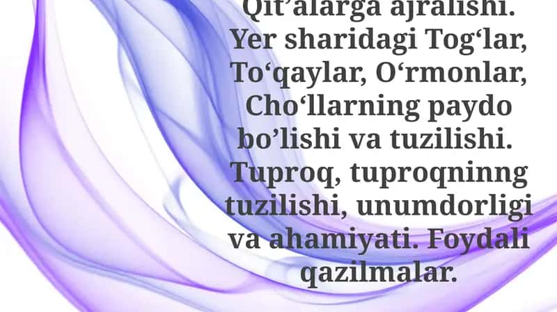 Yerning Litosfera qobig’ining tuzilishini o’rganish