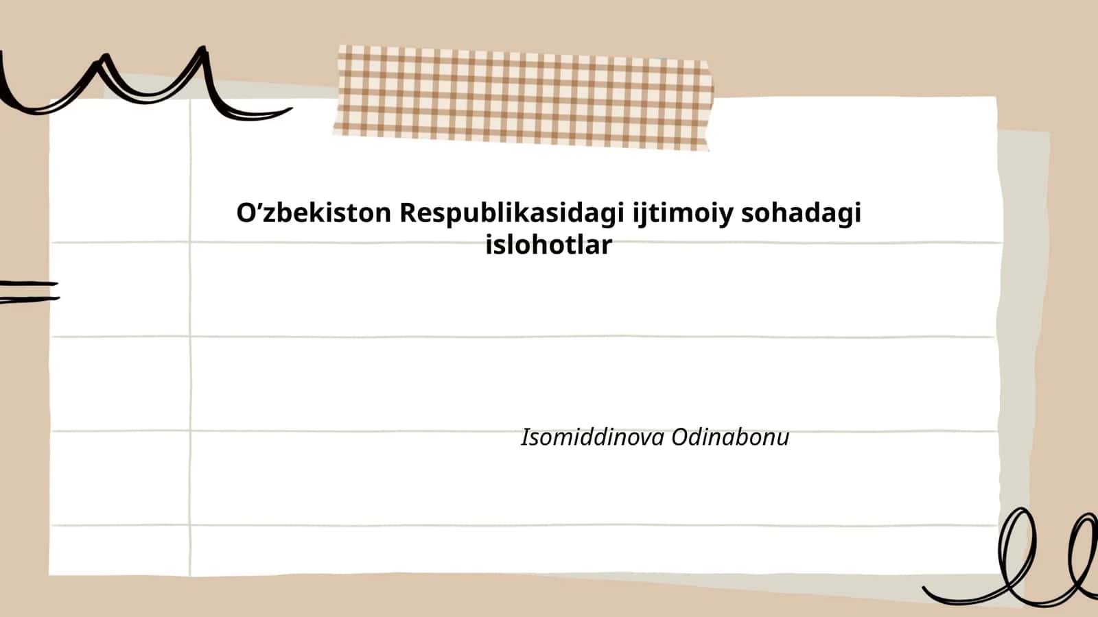 Ta'lim sohasidagi islohotlar