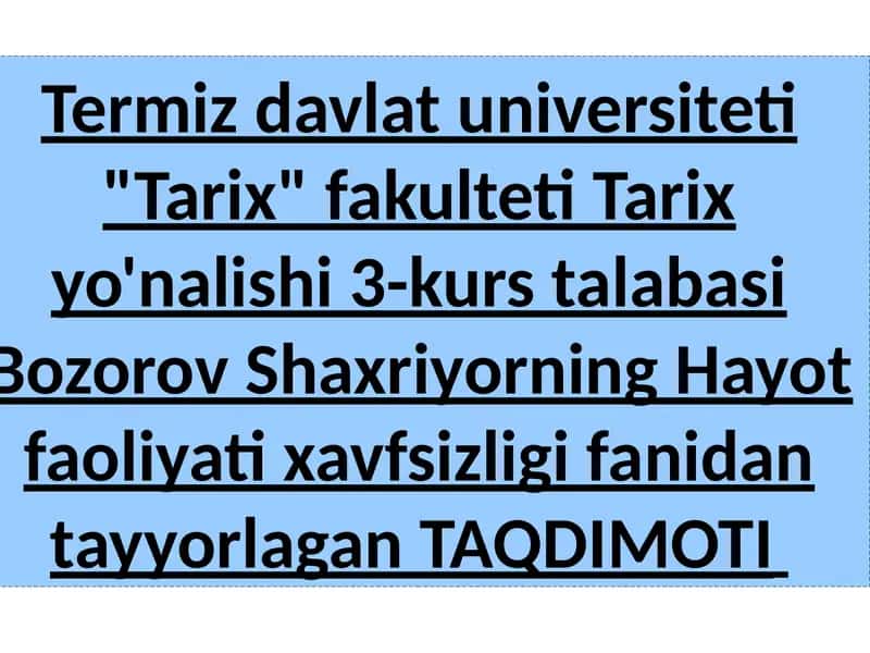 Elektr xavfsizligi