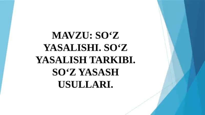 Derivatsiya