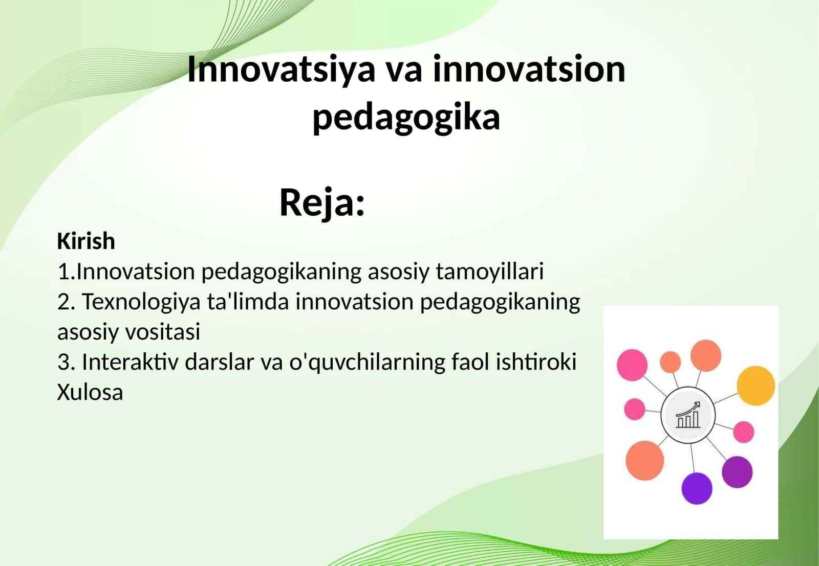 Innovatsiya va innovatsion pedagogika