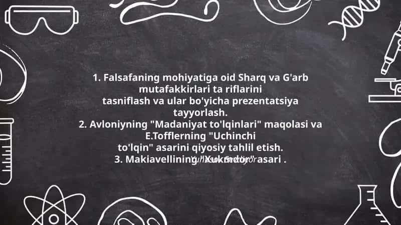 Falsafaning mohiyatiga oid Sharq va G'arb mutafakkirlari ta'riflari