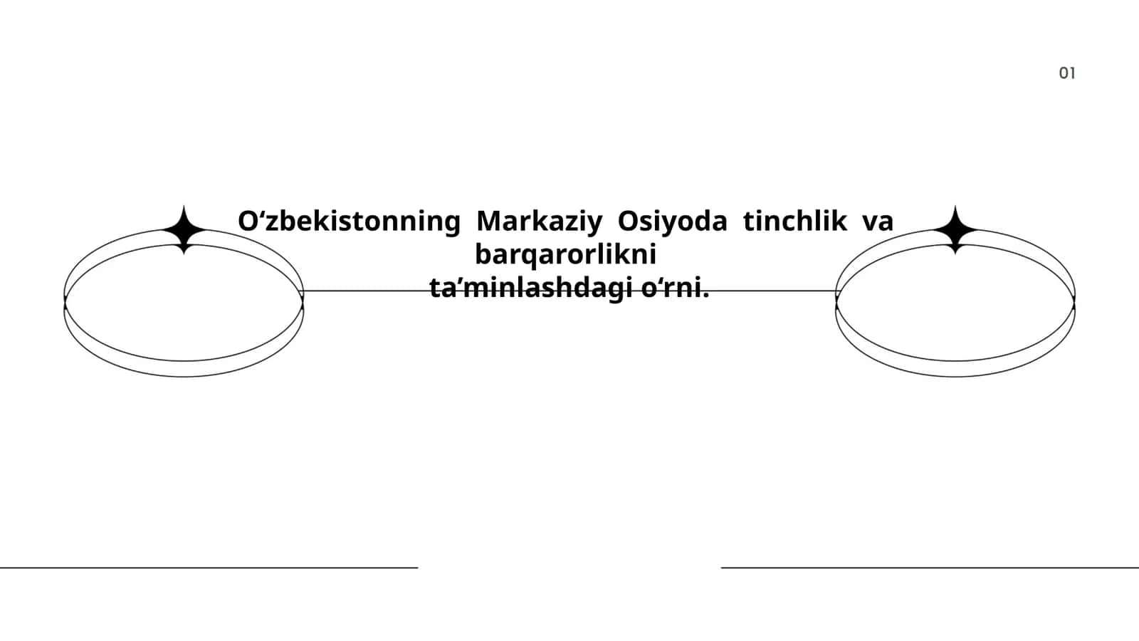 O‘zbekistonning Markaziy Osiyoda tinchlik va barqarorlikni ta’minlashdagi o‘rni