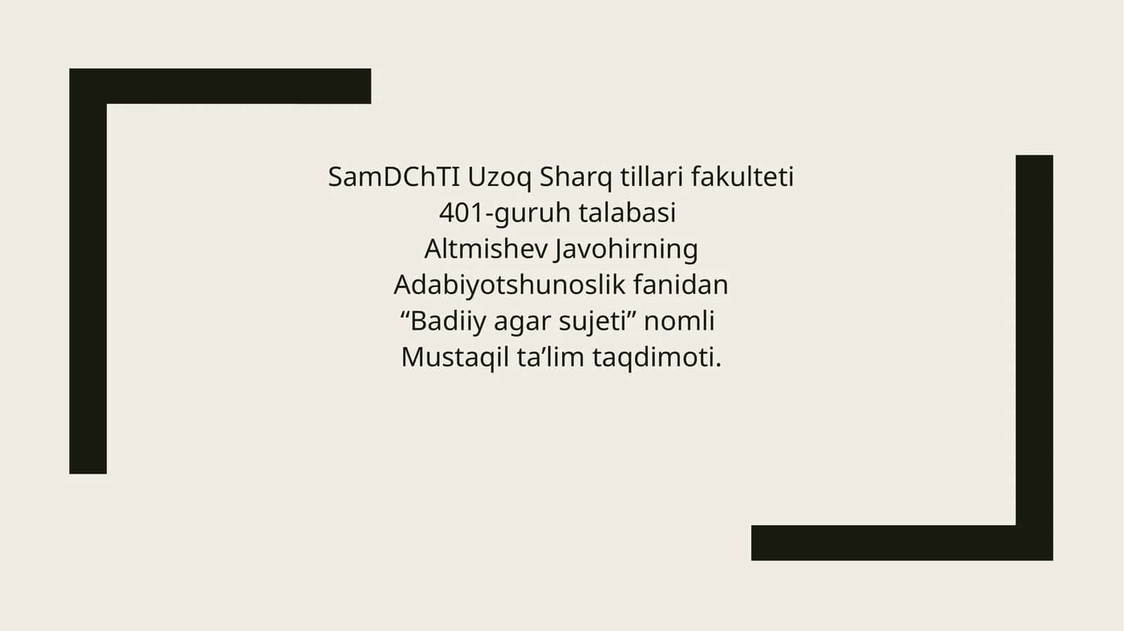 Badiiy ag'ar sujeti