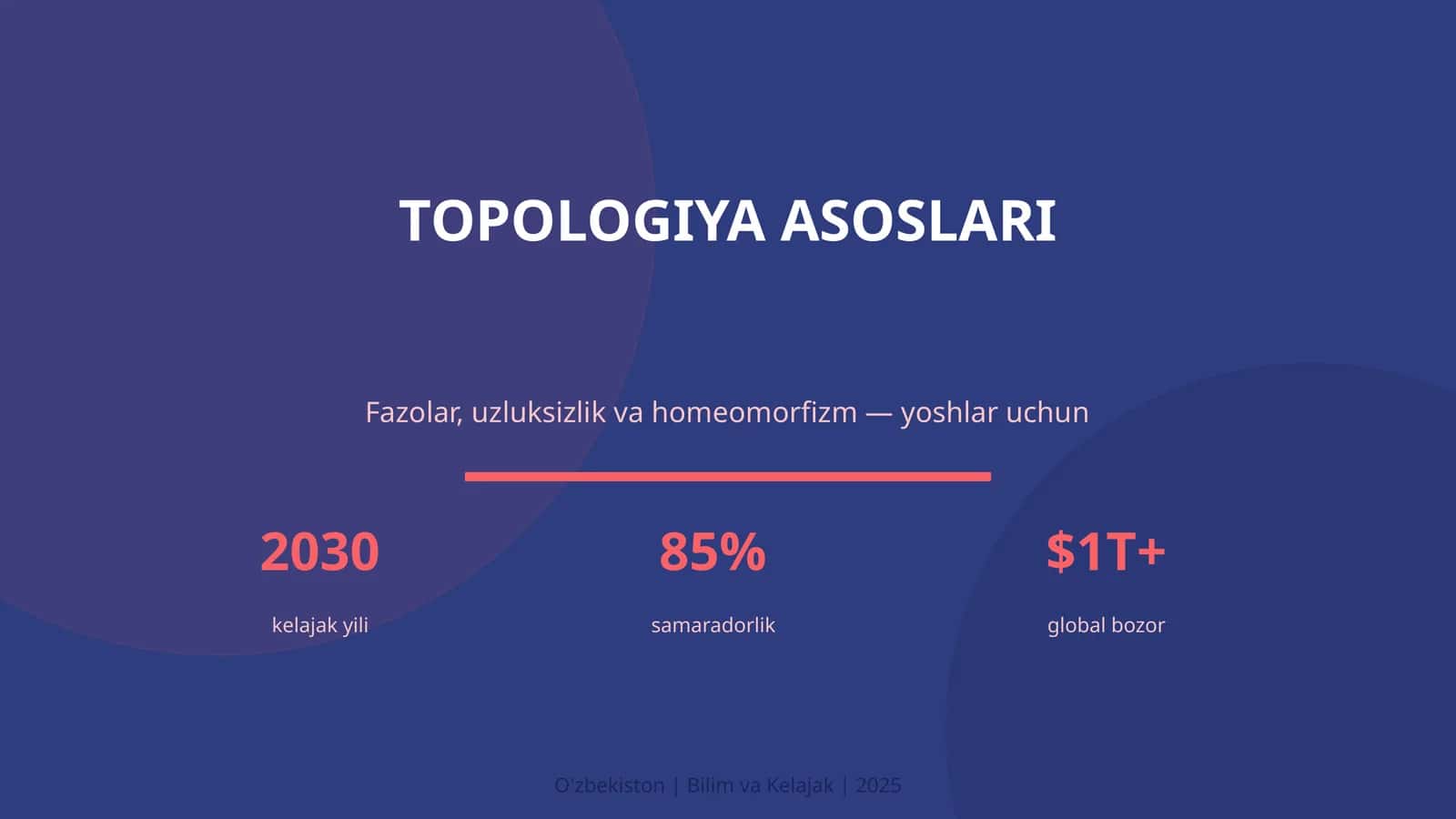 TOPOLOGIYA ASOSLARI