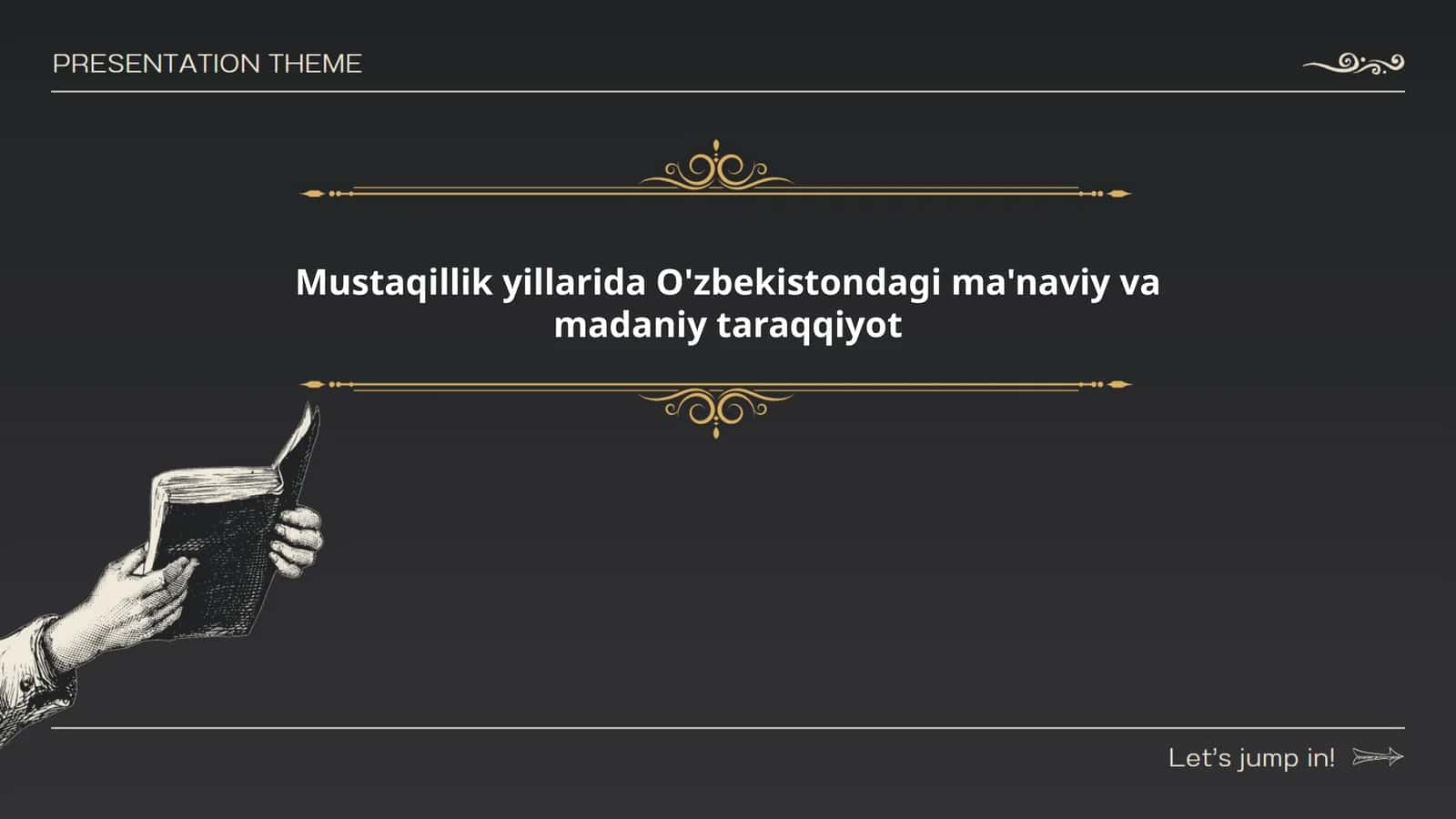 Milliy o'zlikni anglash jarayonlari