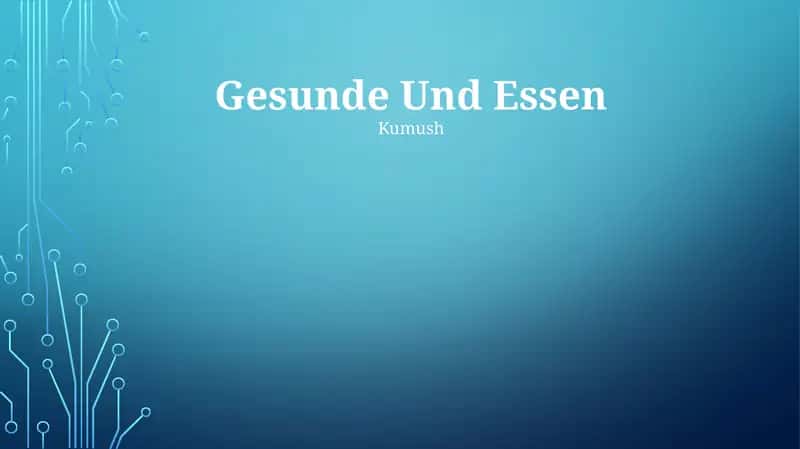 Gesunde Und Essen