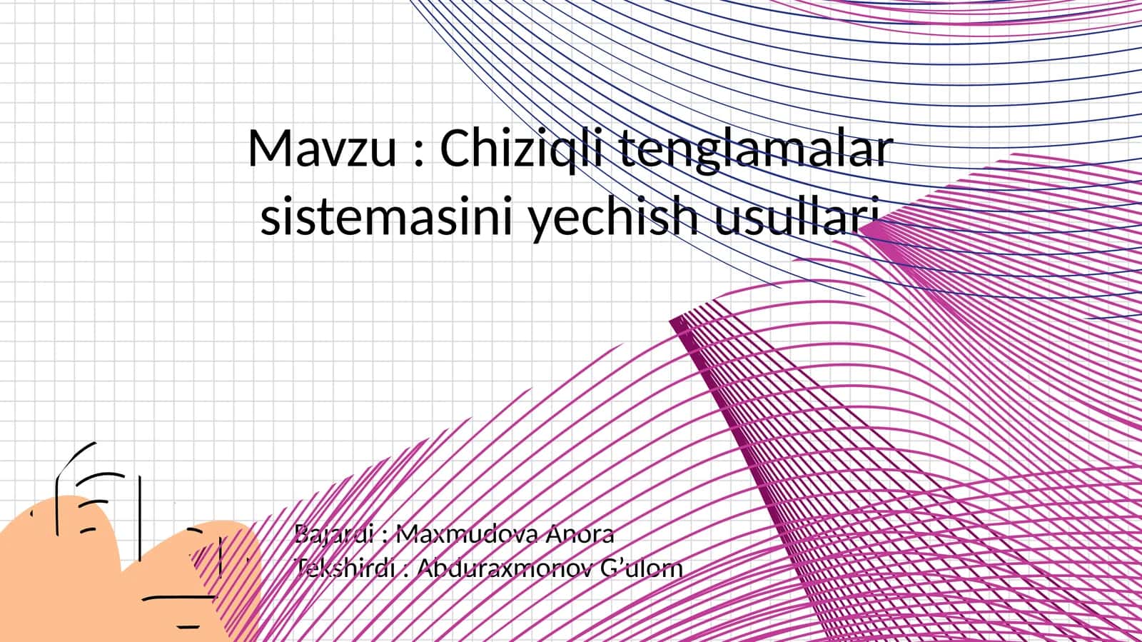 Chiziqli tenglamalar sistemasini yechish usullari