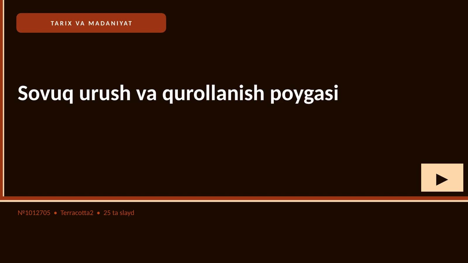 Sovuq urush va qurollanish poygasi