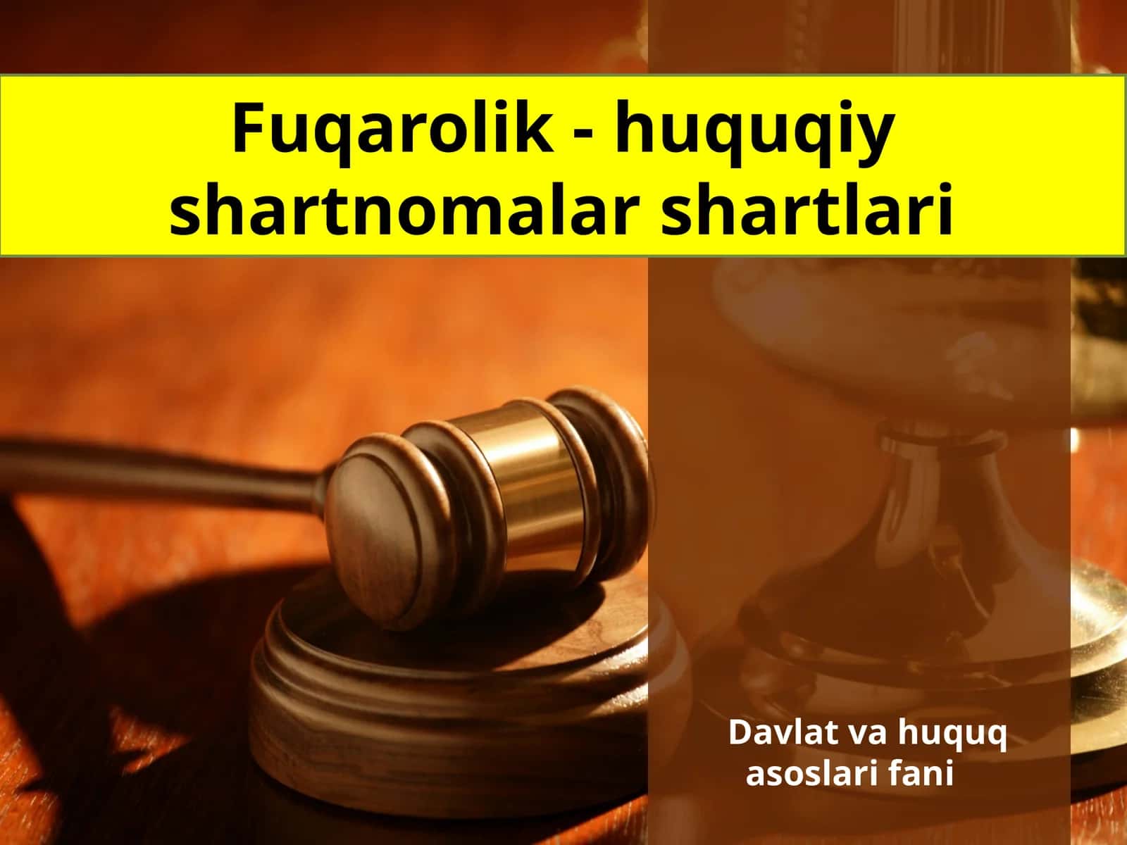 Fuqarolik-huquqiyshartnomalarshartlari