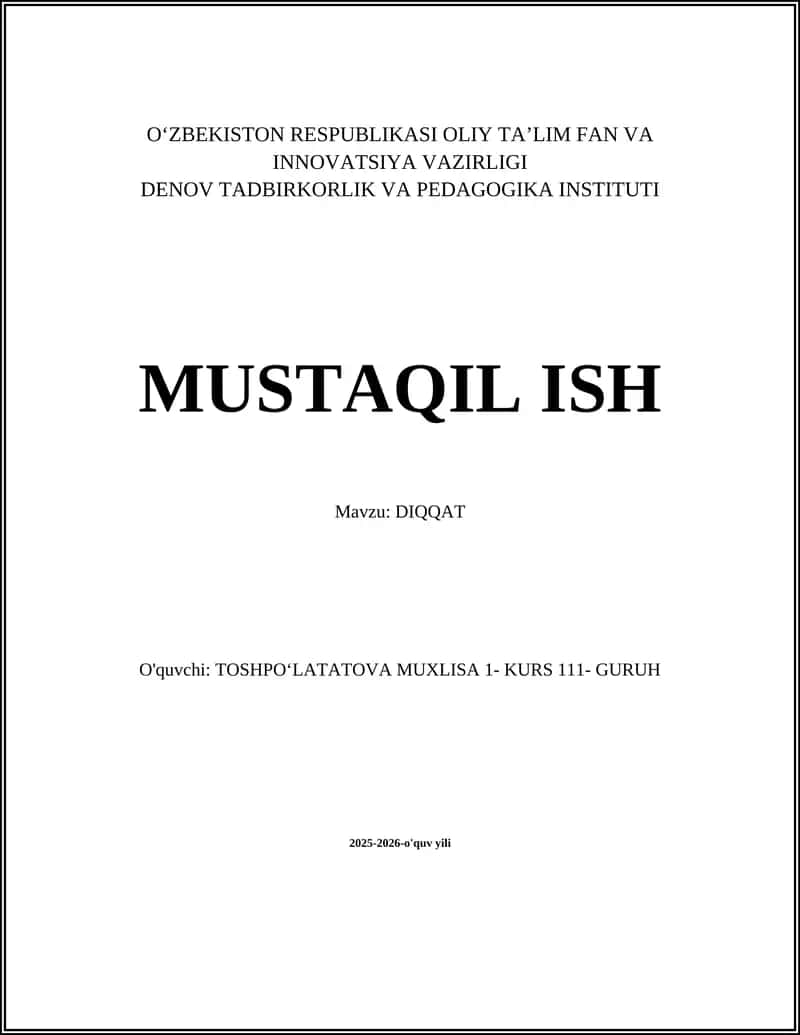 Diqqatni jamlash texnikalari