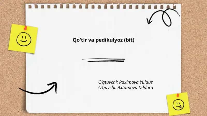 Qo'tir va pedikulyoz (bit)