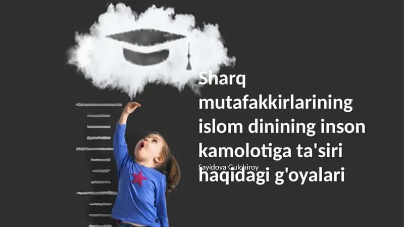 Islom dinining inson kamolotiga ta'siri haqidagi g'oyalari