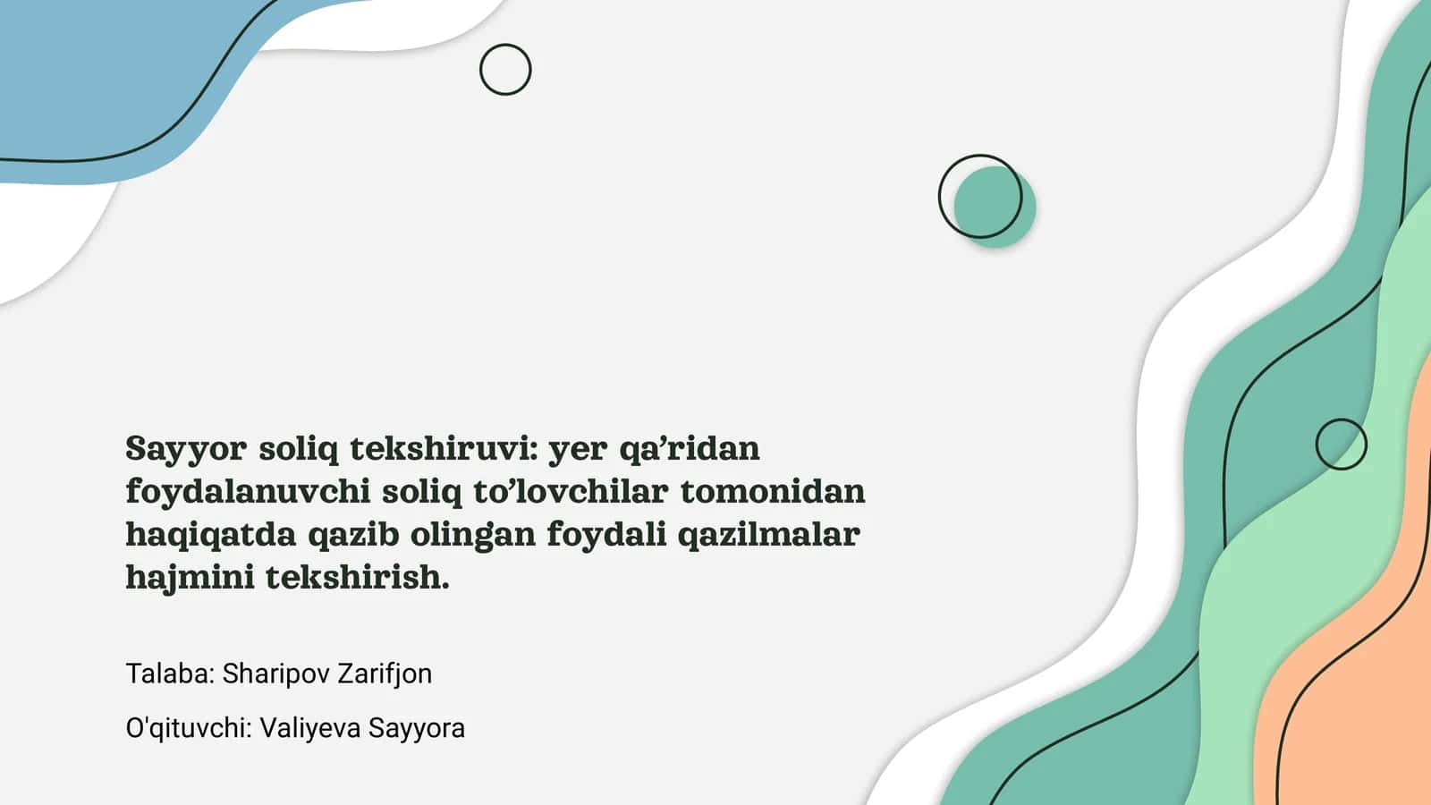 Sayyor soliq tekshiruvi